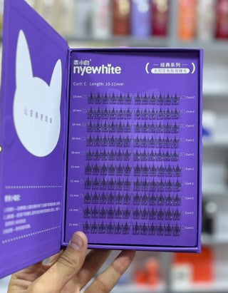 cute purpule fake eyelashes