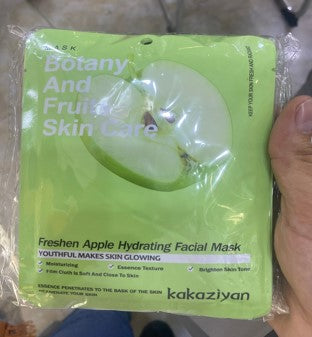 Freshen apple hydrating facial mask