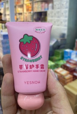 Strawberry mini hand cream