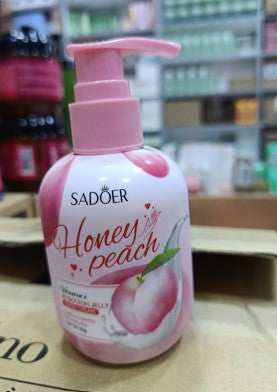 honey peach pink hand cream