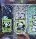 Panda Three color pen case