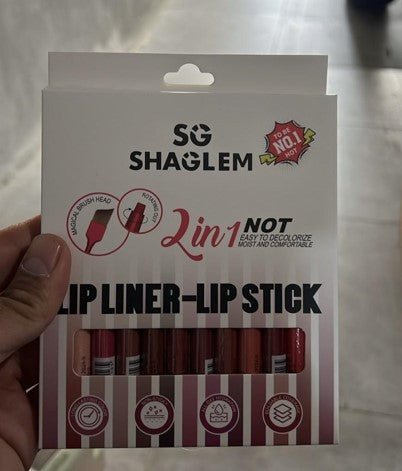 two in one lip liner and lip stick