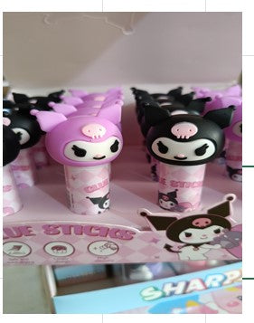 Angry Cat glue sticks purple and black
