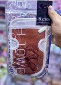 brown bath ball